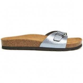 Sandalias planas de mujer Pepe Jeans con empeine metalizado