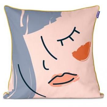 Funda de cojín decorativa multicolor Silhouette 50x50 cm 100% algodón