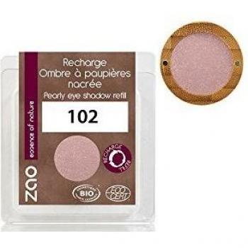 ZAO Makeup Pearly Eyeshadow Refill 102 Pinky Beige