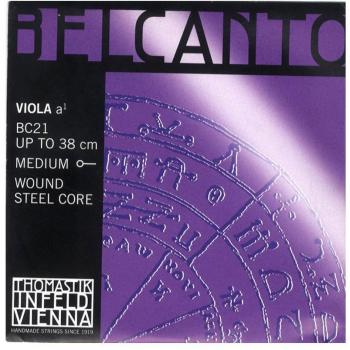 Cuerda de Viola Thomastik Belcanto BC-21 - A, núcleo de acero, recubrimiento de acero cromado, tensión media