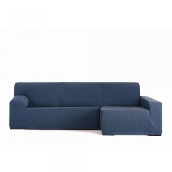 Funda Chaise Longue Brazo Largo Derecho Elástica Troya Azul 170 x 110 x 310 cm