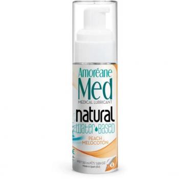 Amoreane Medical Lubricante Base Agua con Fitoplancton Sabor Melocotón 50ml