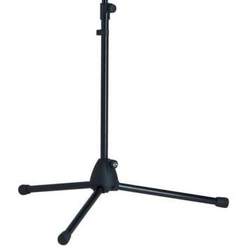 K&M 199 Telescoping Microphone Stand with Tripod Base, Height Adjustable from 24.60 to 58.26 inches, Black
