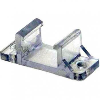 Clip para manguera de luces LED NEOLED REEL, 10 piezas, transparente, 3x2 cm, montaje recto y plano