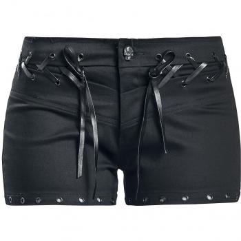 Rock Rebel by EMP Watch Me Now Pantalón corto 'Hot Pant' Mujer Negro 29