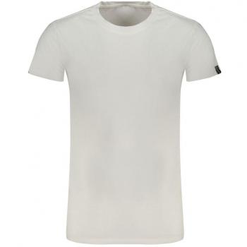 Gaudi Men's White Cotton T-Shirt - XXL, Short Sleeve, Logo