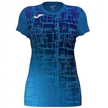 Joma Elite VIII Women's Short Sleeve T-Shirt Royal Blue