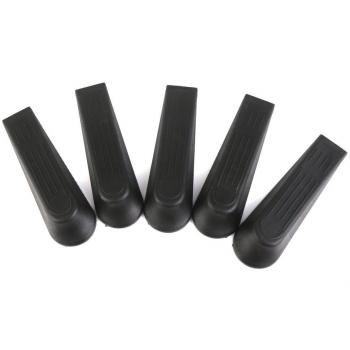 Puertas De Plastico Cunas Bloque Puerta Tapones De Tope 5pcs Negro