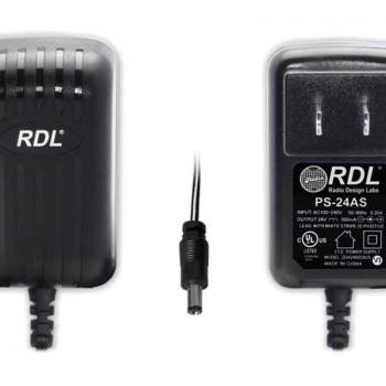 RDL PS-24AS 24 VDC @ 500 MA Power Supply