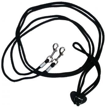 Kavalkade 261060000200 Riendas auxiliares, Unisex Adulto, Negro, OS