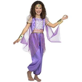 Disfraz de Princesa Árabe Morada para niña