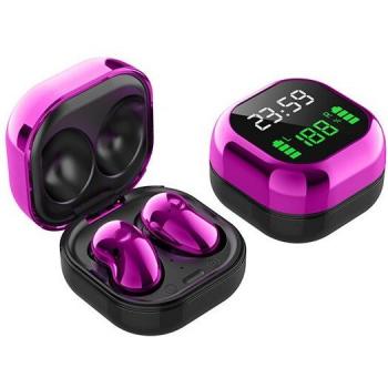 Auriculares TWS Bluetooth 5.1 con caja de carga y LED, cascos deportivos inalámbricos de bajo con reducción de ruido para Xiaomi e iPhone