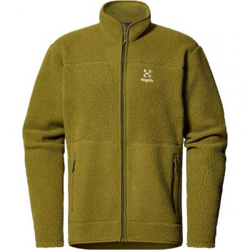 Haglofs Men's Mossa Pile Full Zip Fleece Jacket - Olive Green - Extra Large