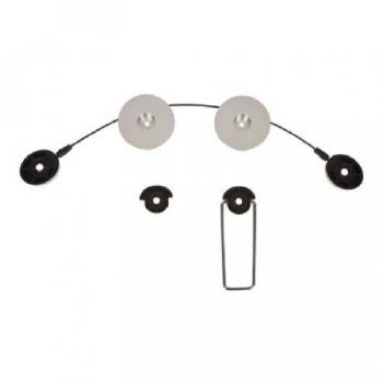 Soporte de pared fijo para pantalla 32-65 VESA 50/75/100/200/400 MAX 50KG Cable acero Mínima distancia a la pared