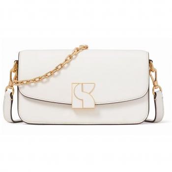Kate Spade Women's Dakota Smooth Leather Crossbody Bag - Cream - One Size