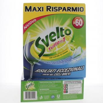 SVELTO Lavast.Tabs 60 Tutto In 1 Detersivi e articoli per pulizie