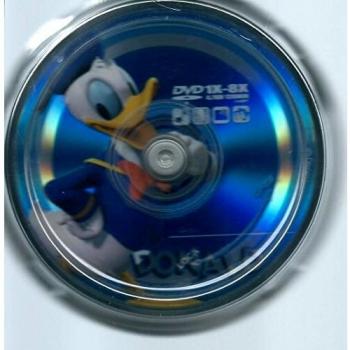 DVD-R 8X VIRGEN DISNEY DONALD 4.7GB TARRINA 10U