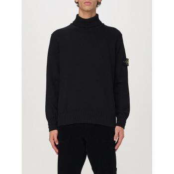 Stone Island Men's Navy Cotton Blend Sweater - Size XXL