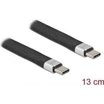 Cable DeLOCK USB 3.2 Gen 2 Type-C de 13 cm - Negro