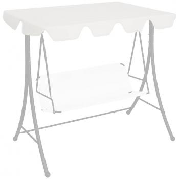 Garden Swing Canopy - White 188/168x145/110 cm