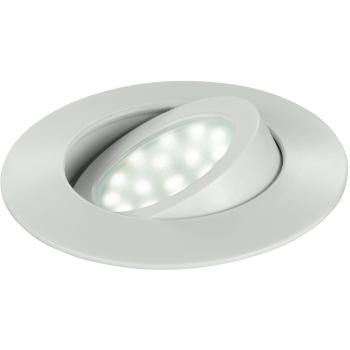 Downlight LED Empotrable Orientable Blanco 5W 400LM 3000K IP44