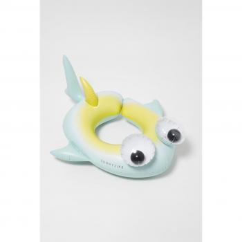 Sunnylife Kids Tube Pool Ring - Salty the Shark Multi