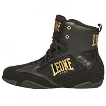 Leone 1947 Premium Unisex Boxing Boots Black/Gold EU 38