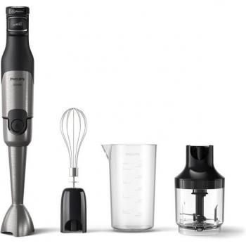 Philips 5000 Series HR2683/00 Hand-held Blender with 1200W Power, Stepless Speed Control, and Accessories