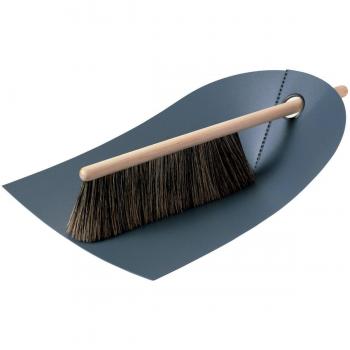 Normann Copenhagen Handfeger und Kehrblech, Dunkelgrau Von