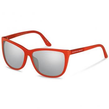 Porsche Design P8590 E Women's Sunglasses Red Size 61