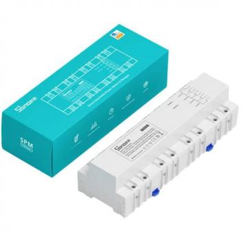 Interruptor Inteligente WiFi Sonoff SPM-4Relay con 4 Relés y Medidor de Potencia