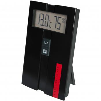 L'Atelier du Vin 095225-4 Estación Digital Hygro-Thermo, Plastic, L 10,4 cm x l 6,5 cm x h 1,5 cm