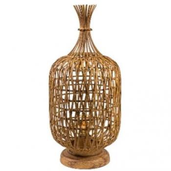 Lámpara de mesa Romimex Marrón Metal 23 x 50 x 23 cm
