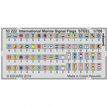 Eduard Photoetch 1:700 - Marine Signal Flags Steel