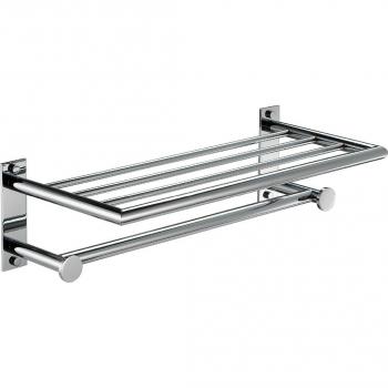 Toallero estante Keros de acero inoxidable para baño con diseño moderno y elegante