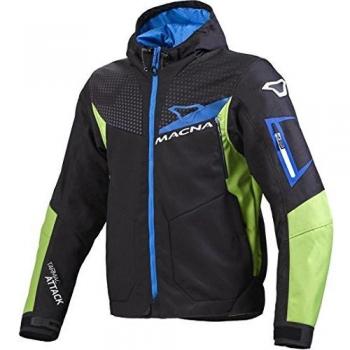 Macna IMBUZ CHAQUETA MOTORISTA NEGRO VERDE AZUL M