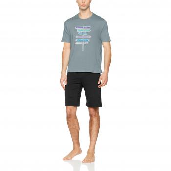 Athena Voyage, Conjuntos de Pijama para Hombre, Gris