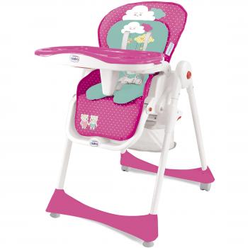 Asalvo Elegant - Trona 3 en 1 plegable, diseño ositos, color rosa
