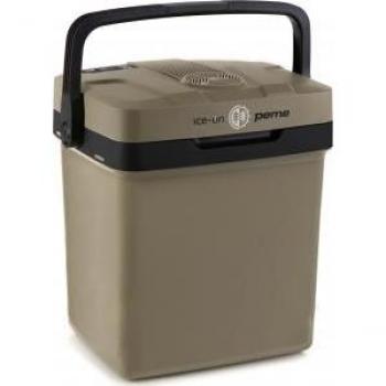 Nevera portátil eléctrica Peme Essential 27L para camping y viajes, color Sand Storm