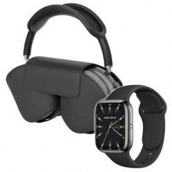 Klack Pack Smartwatch 9 Max + Auriculares Bluetooth Klack Pro Negro
