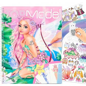 Libro de colorear, pegatinas y actividades TOPModel - Edición Especial