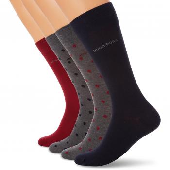 BOSS 4p Rs Gift Set Cc, Calcetines para Hombre, Azul