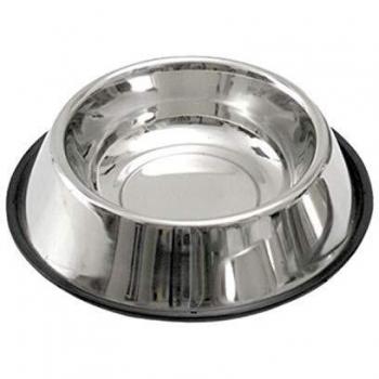 Comedero Antideslizante de Acero Inoxidable Kerbl 1.8 L