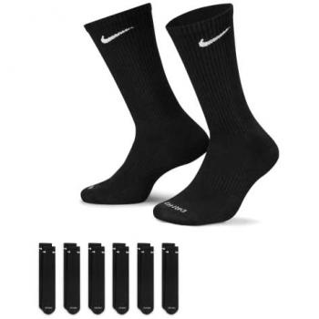 Calcetines largos de entrenamiento Nike Everyday Plus acolchados (6 pares) - Negro (34-38)
