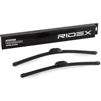 Escobilla Limpiaparabrisas RIDEX 298W0213 Juego de 2 con spoiler Delante, Tipo Plana, Longitudes 500mm y 450mm para OPEL, FIAT y SEAT