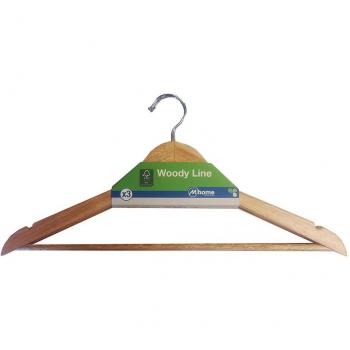 Perchas de madera ecológica Woody Line FSC