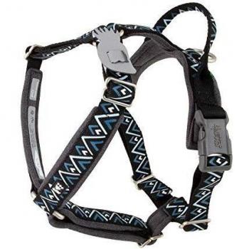 Arnés Y Hurtta Razzle-Dazzle 45-55 cm, Blackberry, acolchado y ecológico