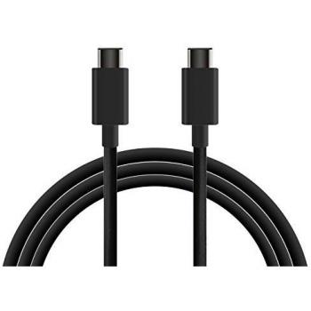 Cable de 1 m, Conectores USB Tipo C y USB Tipo C, Negro