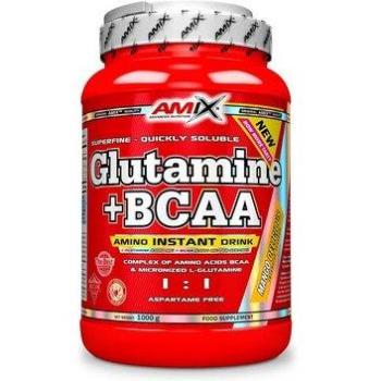 Amix Glutamine+BCAA Mango 1kg - Suplemento de Glutamina y Aminoácidos de Cadena Ramificada para Mejorar el Rendimiento
