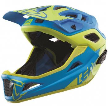 Leatt Dbx 3.0 Enduro V1 casco Mixta, Dbx 3.0 Enduro V1, Bleu/Lime